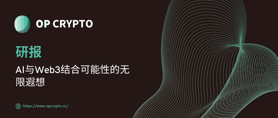 OP Crypto研报:AI与Web3结合可能性的无限遐想