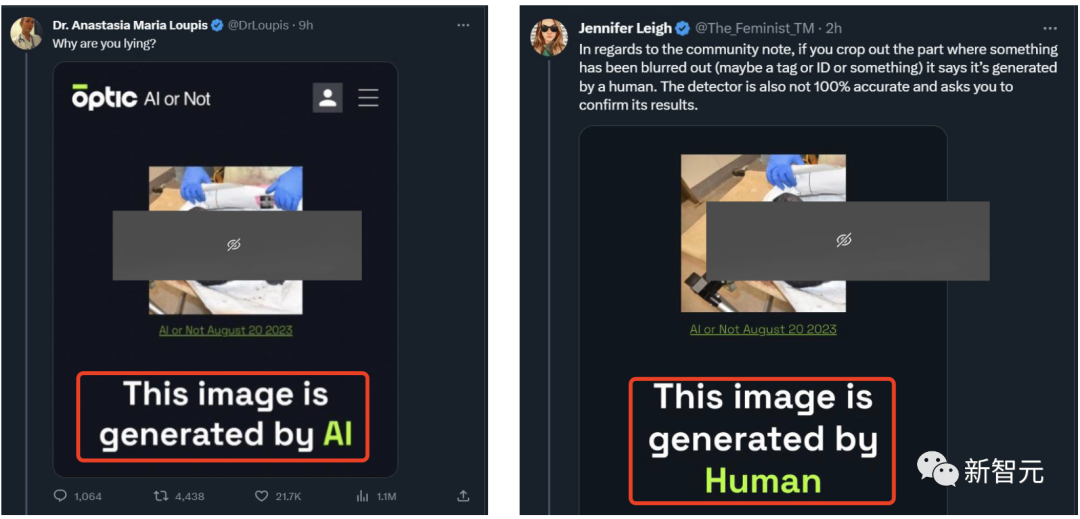 千万人围观「烧焦婴儿」图片!伯克利教授辟谣:AI图片检测器无用