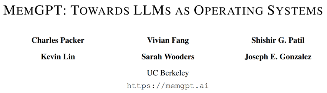 把LLM视作操作系统,它就拥有了无限「虚拟」上下文,伯克利新作已揽1.7k star