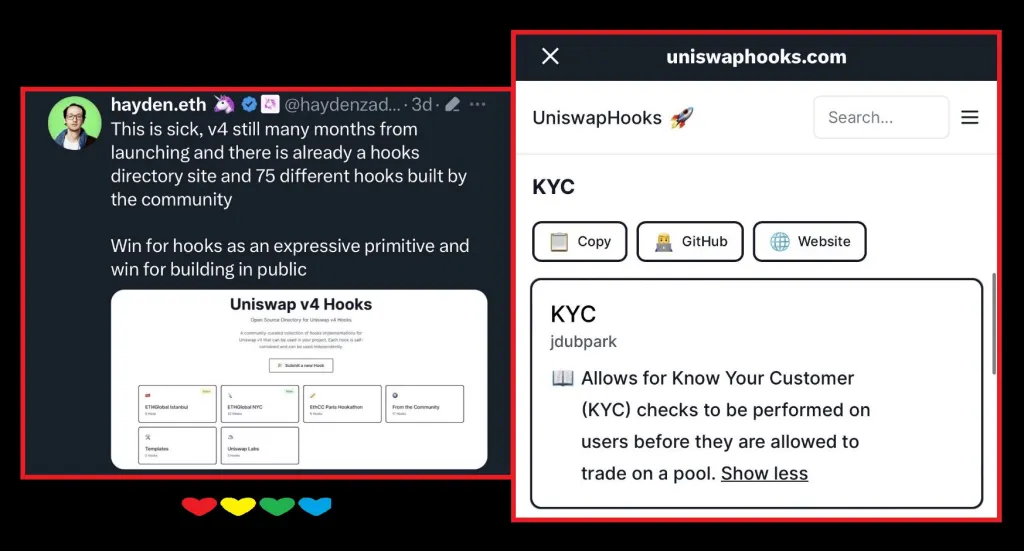 Uniswap v4 的 Hooks 功能引发争议,这是走向审查的开始吗?