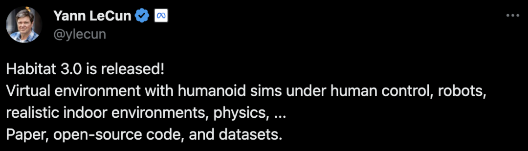 Meta 重磅更新,小扎在元宇宙里养了会做家务的狗!人形化身超逼真,AI 智能体在真实物理世界和人互动