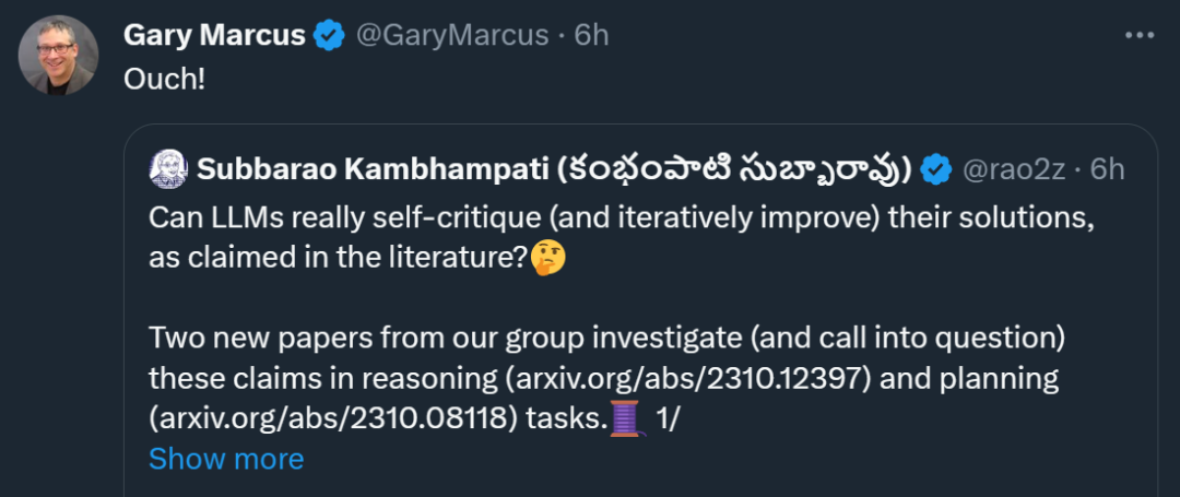 GPT-4不知道自己错了! LLM新缺陷曝光,自我纠正成功率仅1%,LeCun马库斯惊呼越改越错