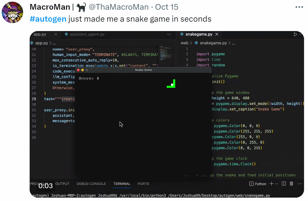 微软AutoGen框架大火，聊聊天就把问题解决了