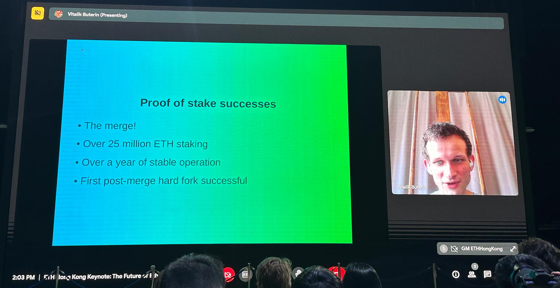 ETH HK 现场速记：关于以太坊的挑战与未来，Vitalik 说了些什么？