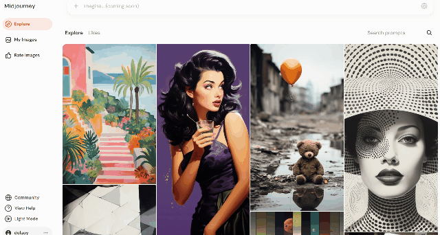 Midjourney重大升级,网页版正式上线!生成图像真实清晰