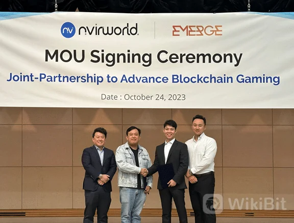 NvirWorld 与 EMERGE Group 合作推进区块链游戏