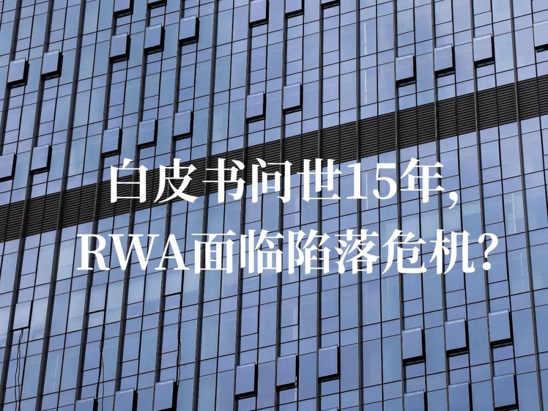 白皮书问世 15 年,RWA 面临陷落危机? 白皮书问世 15 年,RWA 面临陷落危机?