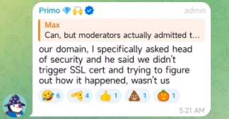 LayerZero剧情反转!创始人也不知道是谁添加了SSL……