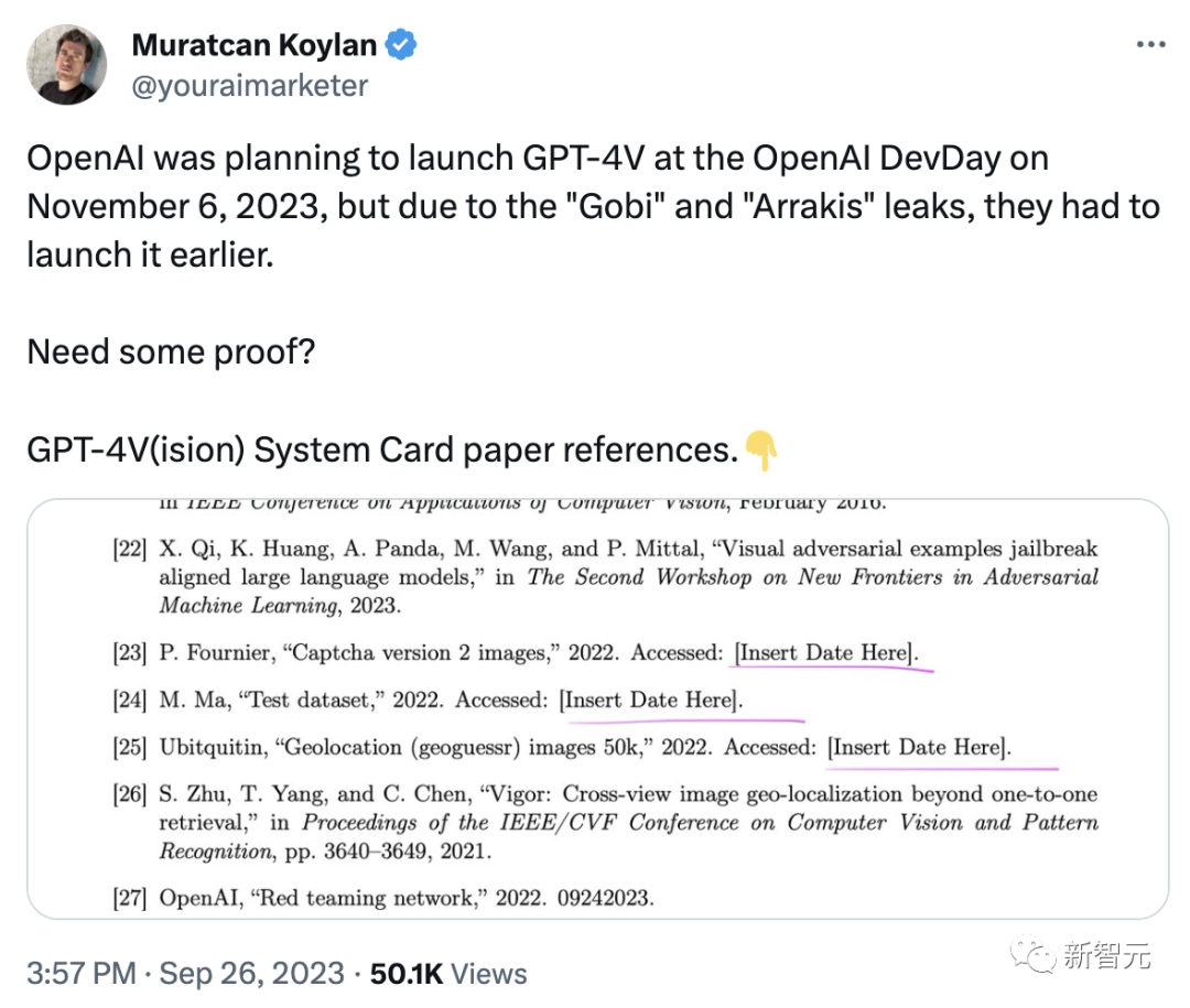 GPT-5明年降临?爆料人泄露多模态Gobi就是GPT-5,已初现自我意识