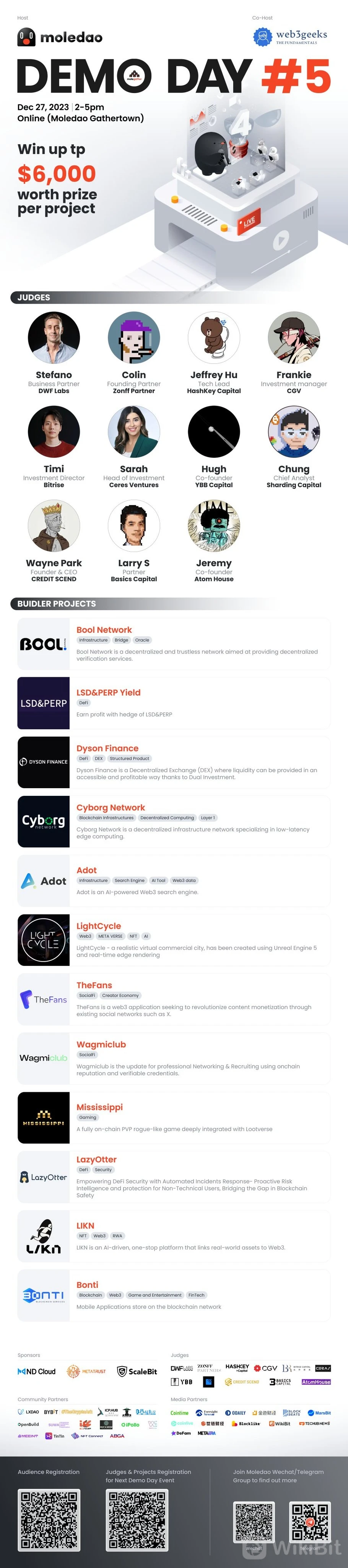 Moledao第五期路演活动即将开始!