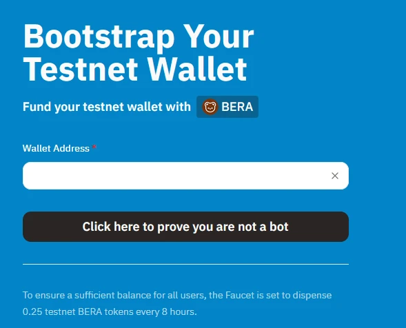 公测开启,详解L1链Berachain测试网交互流程