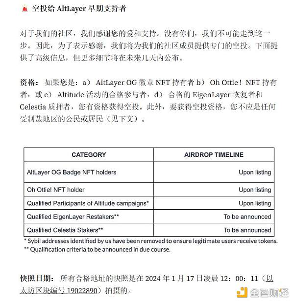 深扒币安宠儿AltLayer:大毛将至?