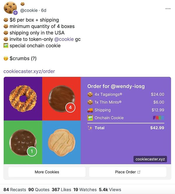 Frames:Farcaster 里的小程序魅力何在?