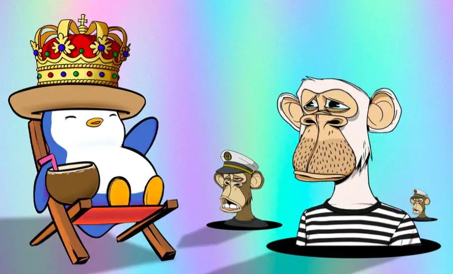 Yuga收购PROOF当日,“无聊猿”被“胖企鹅”拉下王座