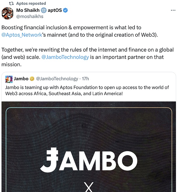 如何购买Aptos基金会合作的jambo手机?空投新机会?