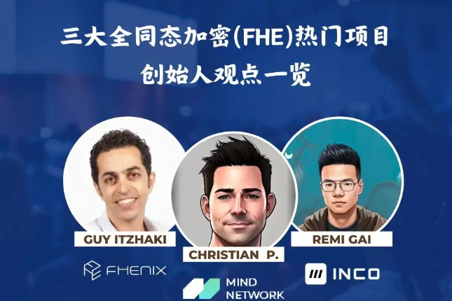 全同态加密叙事已到来?三大FHE热门项目创始人观点一览 全同态加密叙事已到来?三大FHE热门项目创始人观点一览