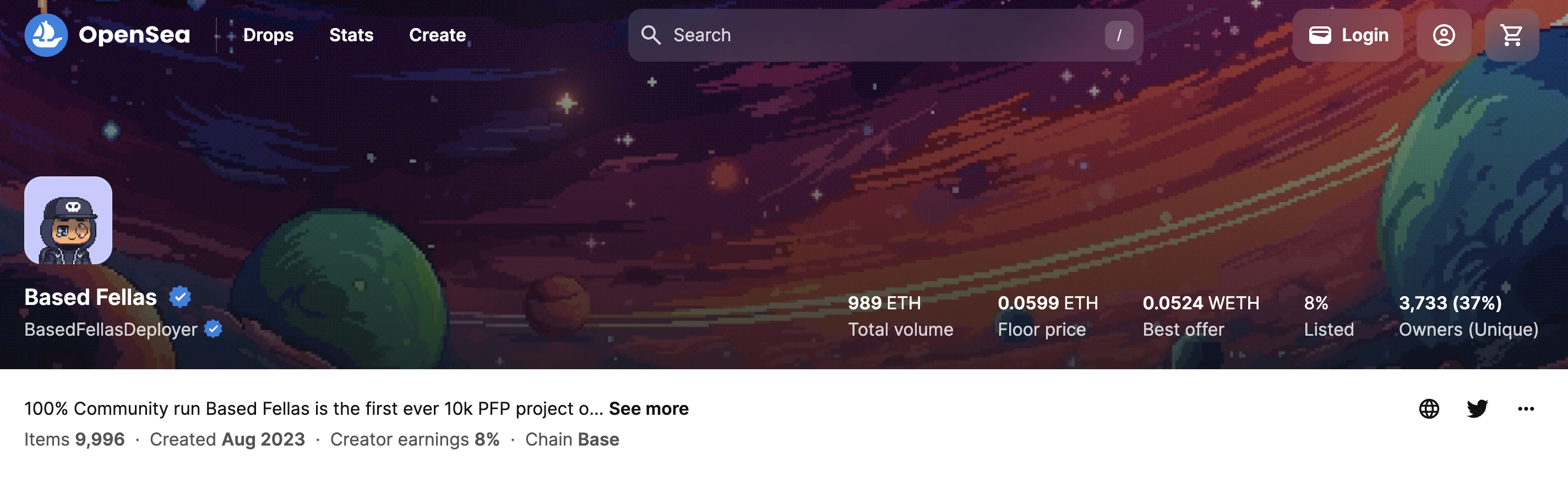 细数Base生态头部NFT,谁涨谁跌谁发币?