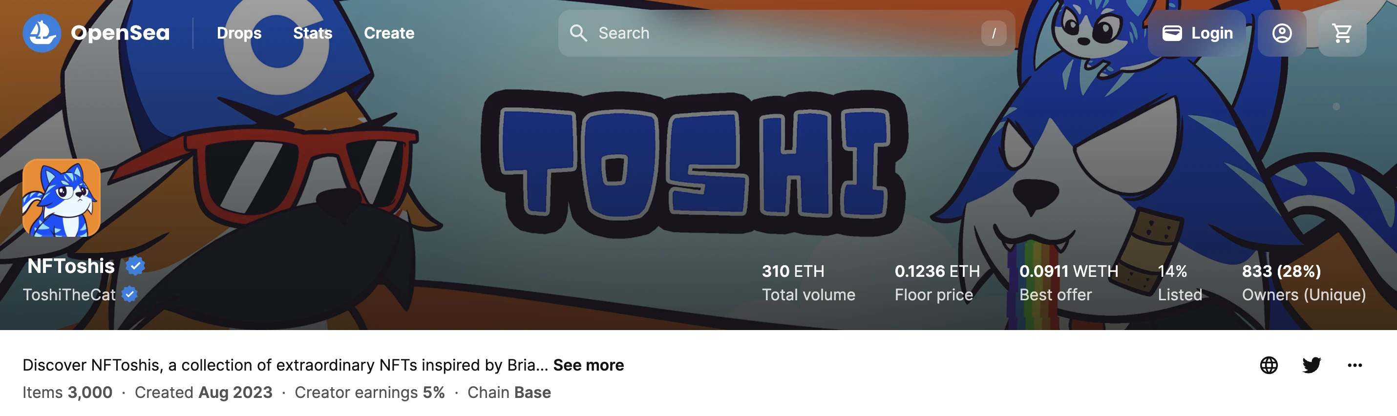 细数Base生态头部NFT,谁涨谁跌谁发币?