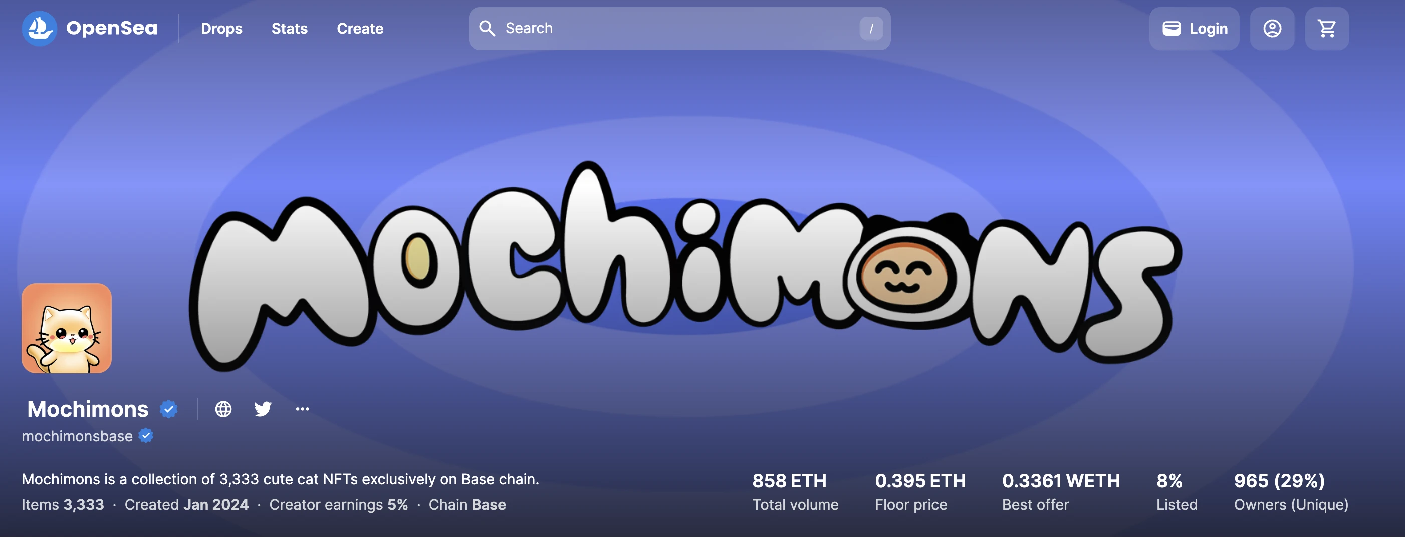 细数Base生态头部NFT,谁涨谁跌谁发币?