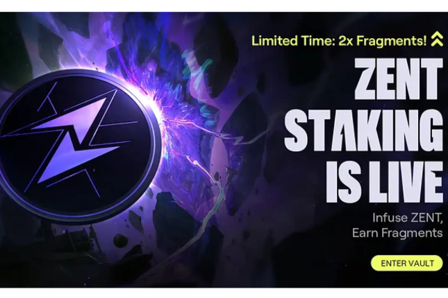 Zentry宣布启动Vault功能,支持ZENT质押 Zentry宣布启动Vault功能,支持ZENT质押