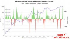 比特币长期持有者坚定加仓！每月净增80万颗BTC