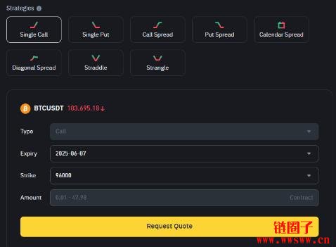 币安期权RFQ的8大交易策略介绍
