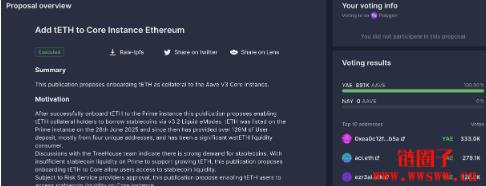 tETH是什么?Aave纳入tETH作为抵押品有风险吗?