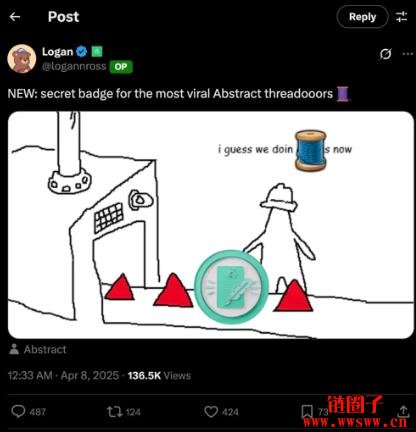 Abstract隐藏创作者徽章与申请流程