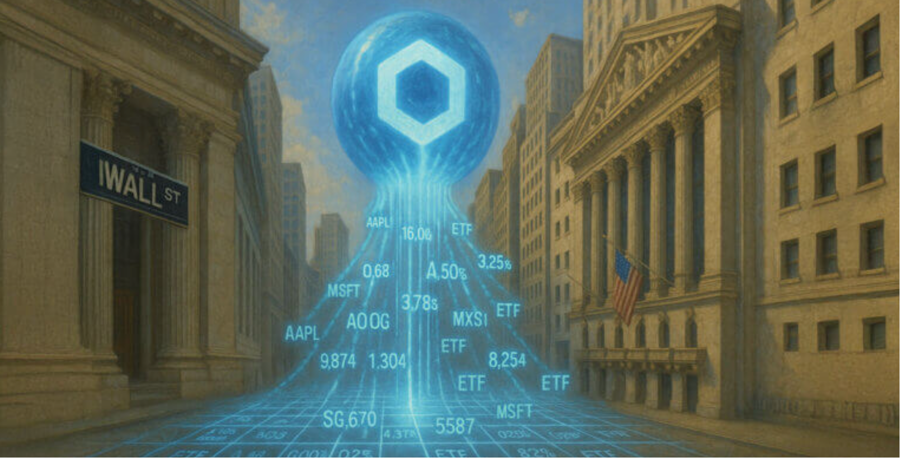 Chainlink在37个区块链上推出实时美国股票数据流