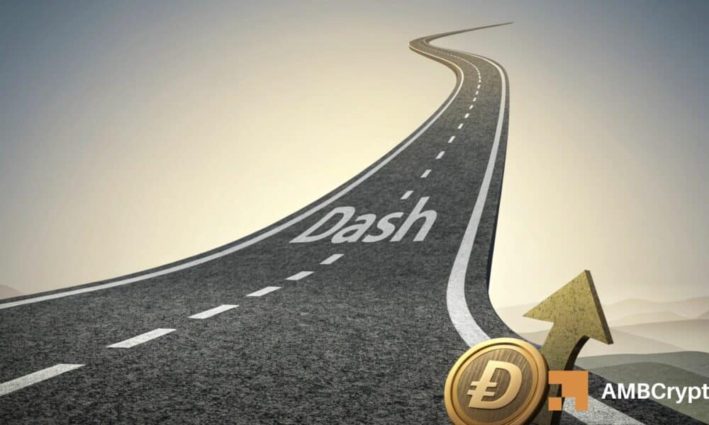 绘制DASH 15%涨幅走势图——只有当以下条件成立时,DASH才能达到100美元。 绘制DASH 15%涨幅走势图——只有当以下条件成立时,DASH才能达到100美元。